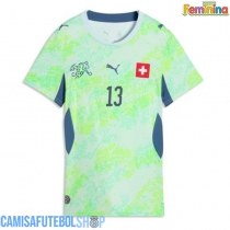 Camisa de time de futebol Suíça Ricardo Rodriguez #13 Replicas 2º Equipamento Feminina Mundo 2026 Manga Curta